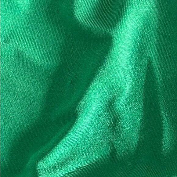 PrettyLittleThing Plus Green Hammered Bikini Bottom with Gold Detail - Sz 14 - Picture 4 of 7